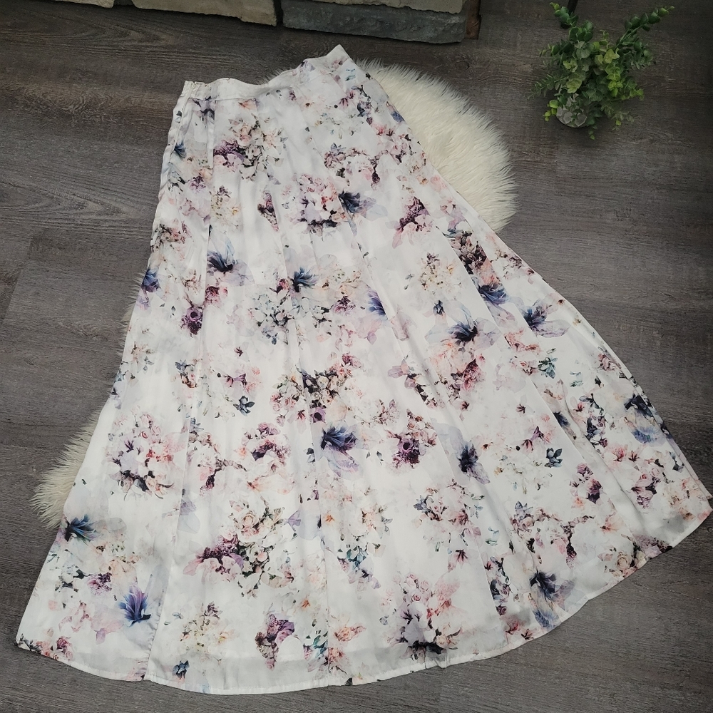 Show Me Your MuMu Princess Ariel Ball Gown Maxi Skirt ~ Bouquet Beauty size M - Picture 12 of 13